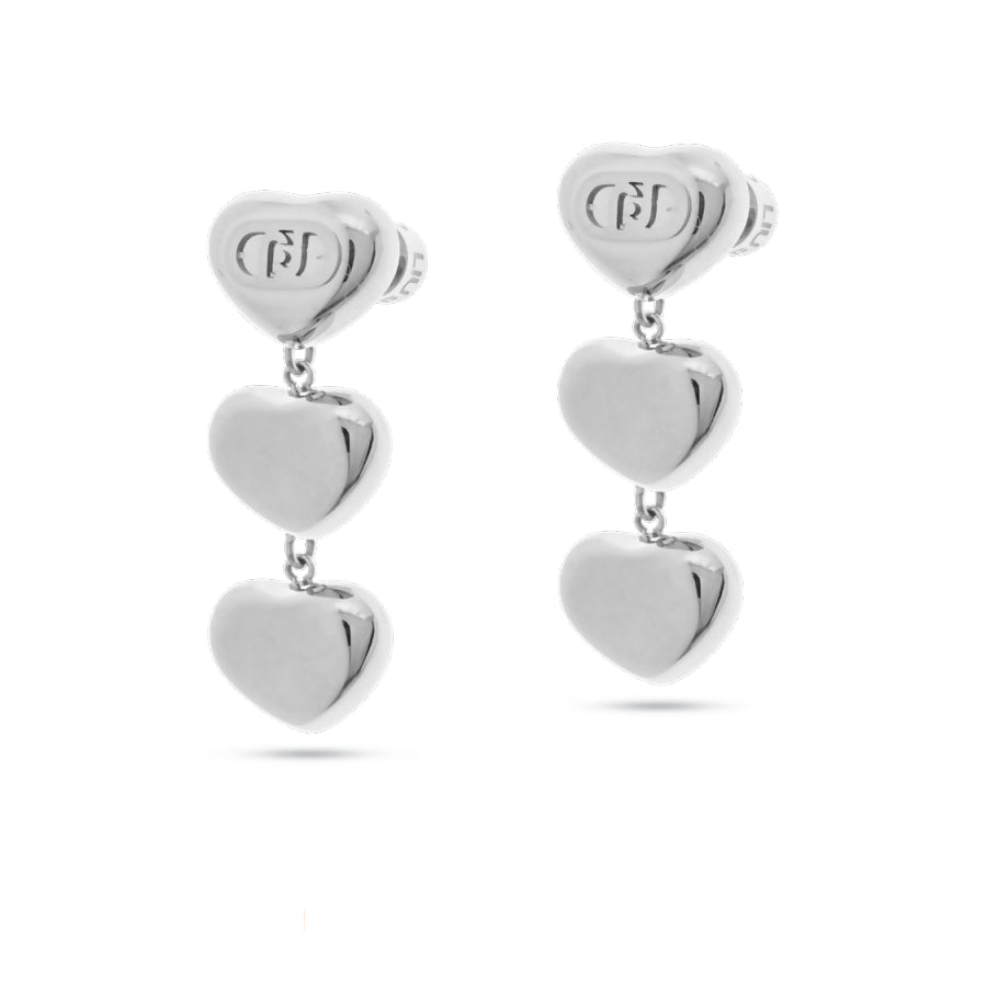 Orecchini Donna Liu Jo Acciaio Cuori Pendenti Lucido LJ2628